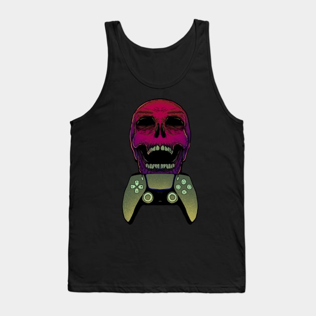 Skull Ps5 Tank Top by DeathAnarchy